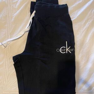 Calvin Klein black lounge pants medium
